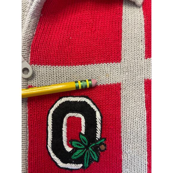Vintage OSU Ohio State University Football Full Zip Vest Embroidered Women's XL - Picture 4 of 9